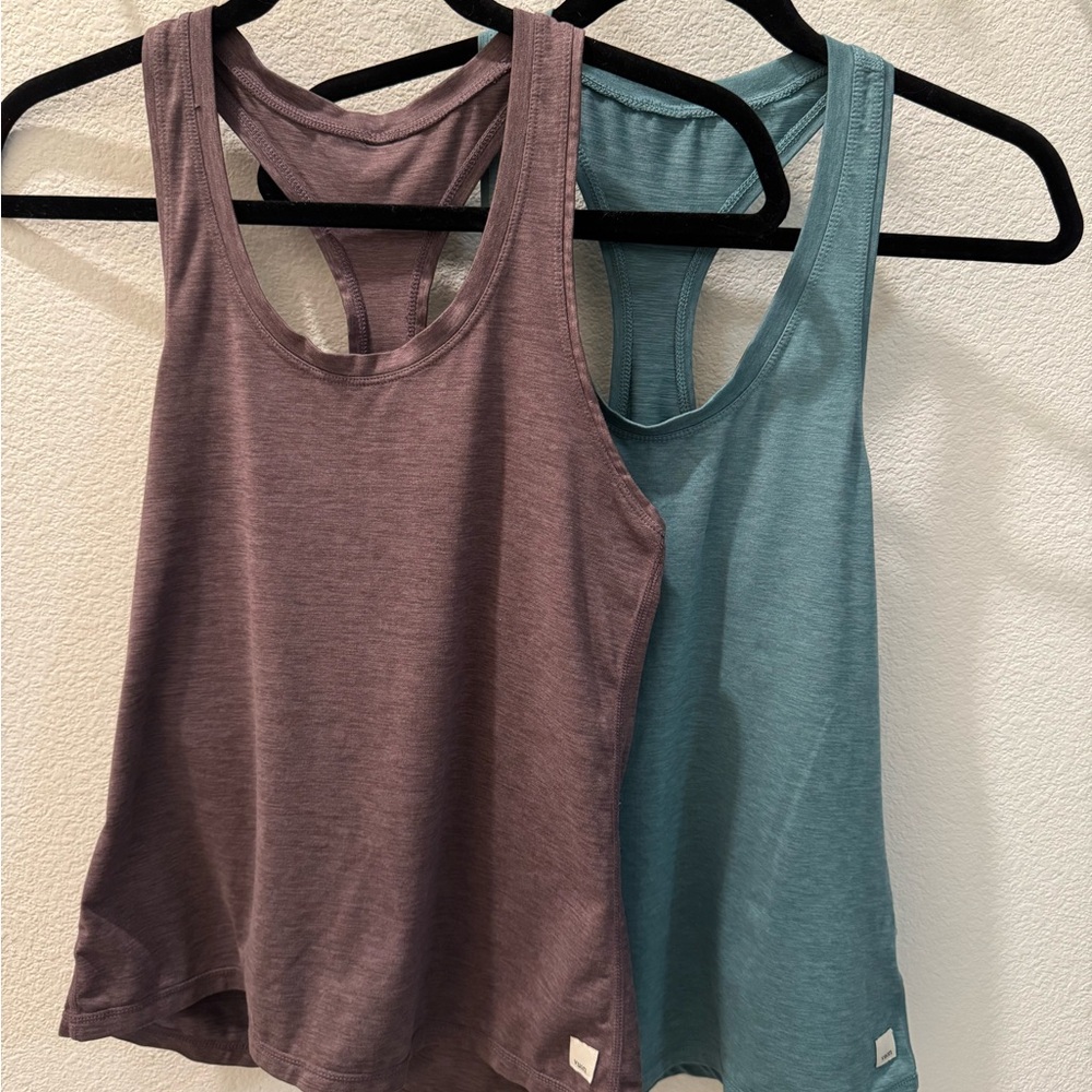 Vuori Women's Tank Top Duo - Mauve and Teal